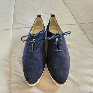 Cole Haan NWT Grand Ambition Lace Up Suede Sneaker Loafer Oxford